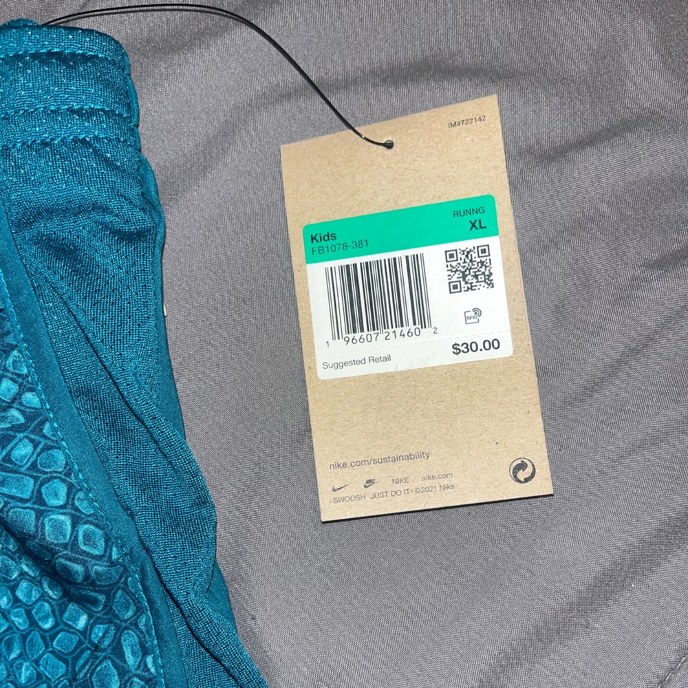 Nike Girls' Patterned Running Athletic Shorts (2-Pack) - Picture 3 of 5